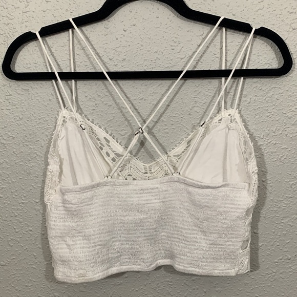 Free People White Lace Bralette size L - Picture 7 of 12